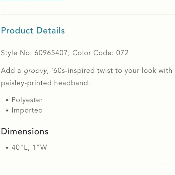 Anthropologie Louise Scarf Headband- yellow - Picture 2 of 5